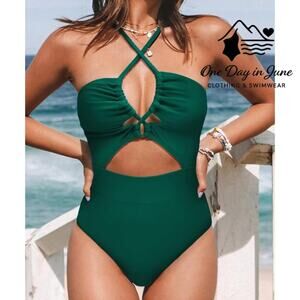 Cupshe Cut Out One Piece Swimsuit Size S